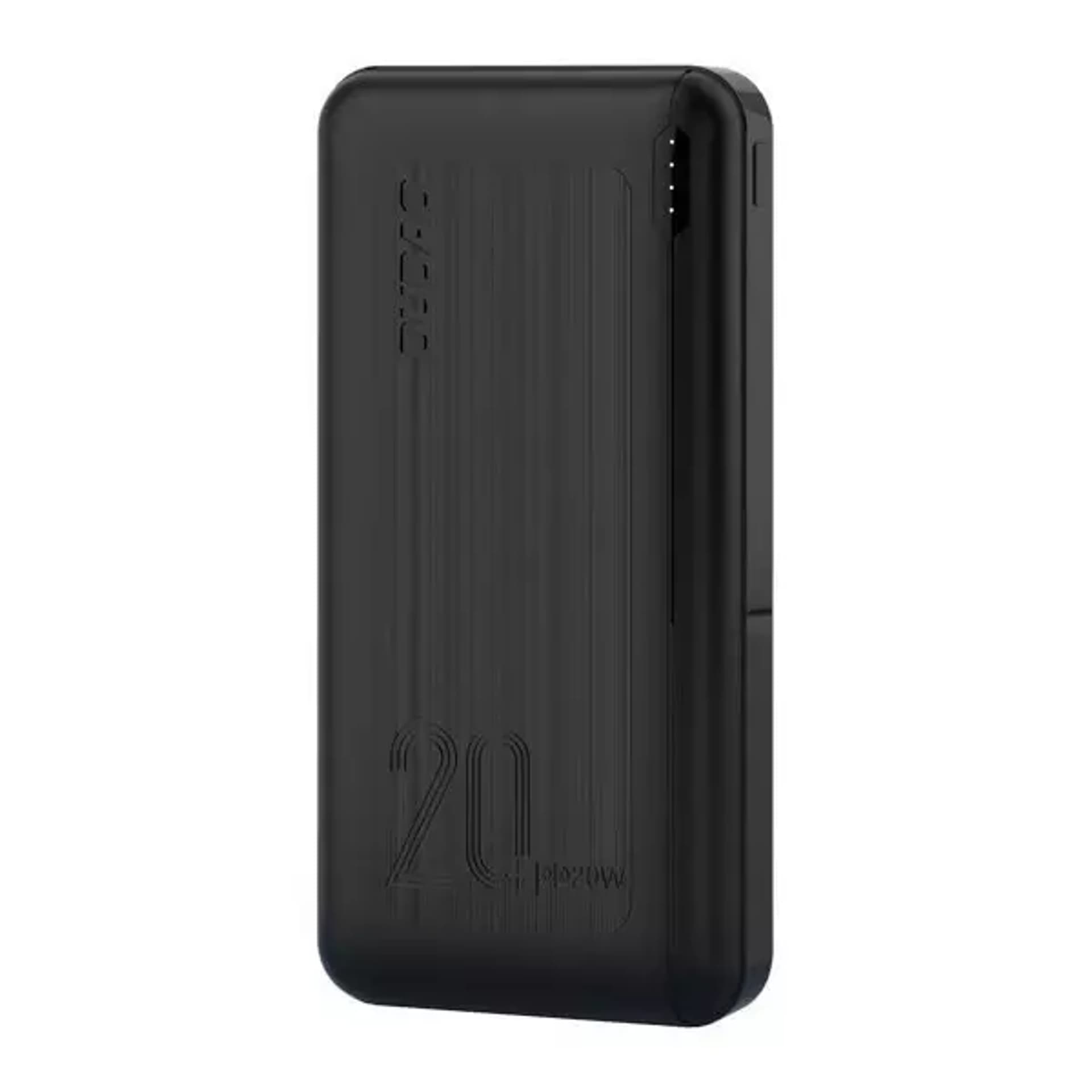 

Dudao powerbank 20000 mAh Power Delivery 20 W Quick Charge 3.0 2x USB / USB Typ C czarny (K12PQ+ black)