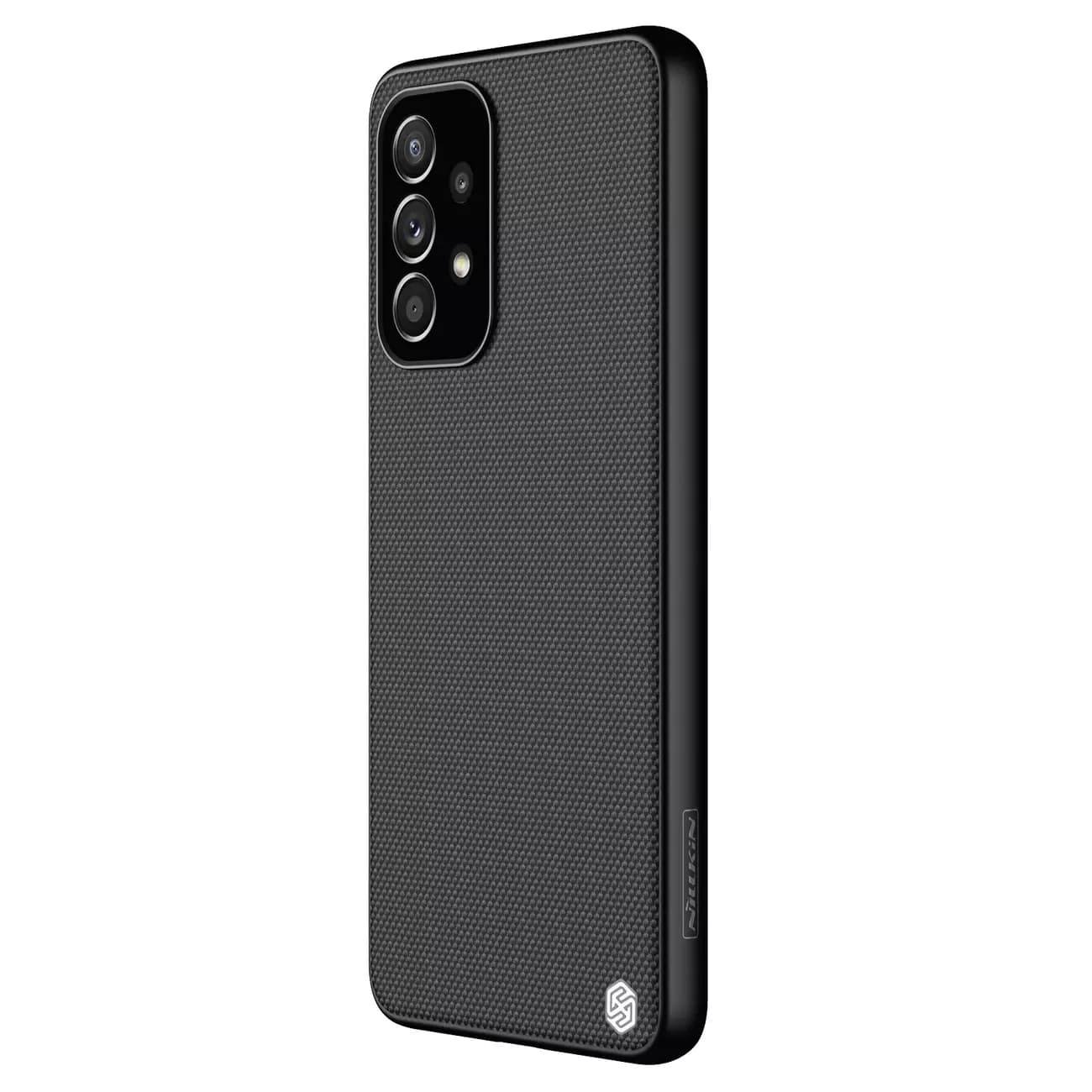 

Nillkin Textured Case wytrzymałe wzmocnione etui z żelową ramką i nylonem na tyle Samsung Galaxy A33 5G czarny