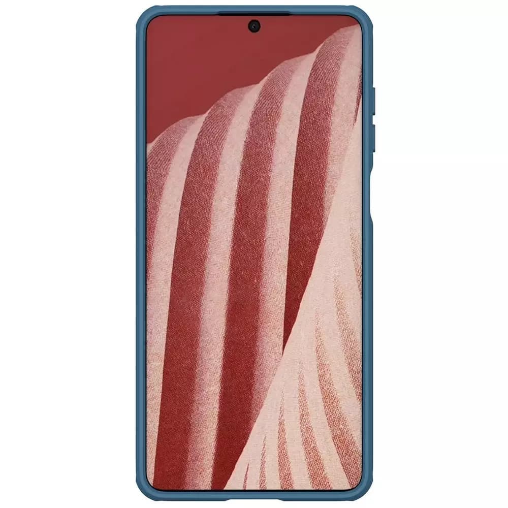 

Nillkin CamShield Pro Case pancerne etui pokrowiec osłona na aparat kamerę Samsung Galaxy A73 niebieski