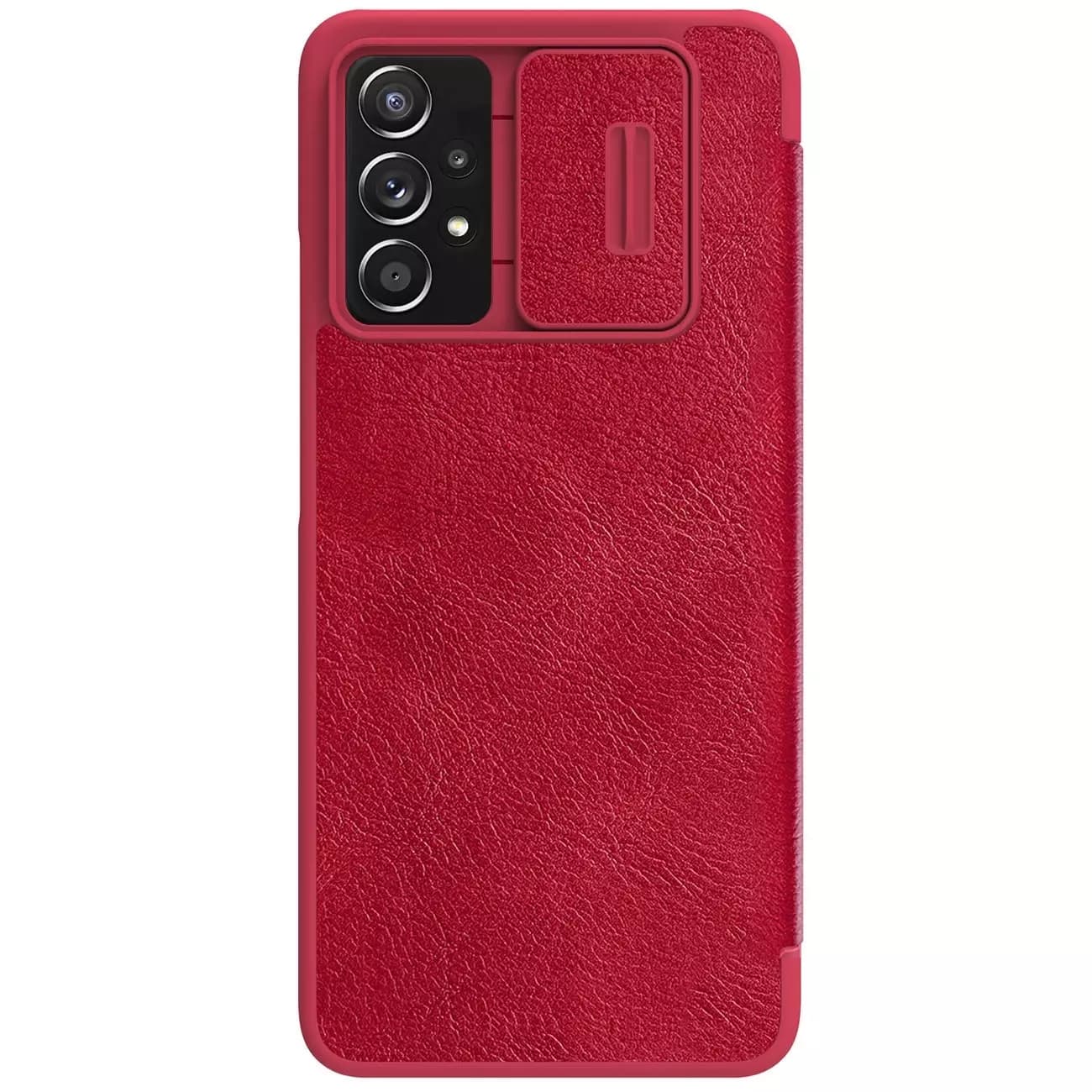 

Nillkin Qin skórzana kabura etui Samsung Galaxy A73 czerwony
