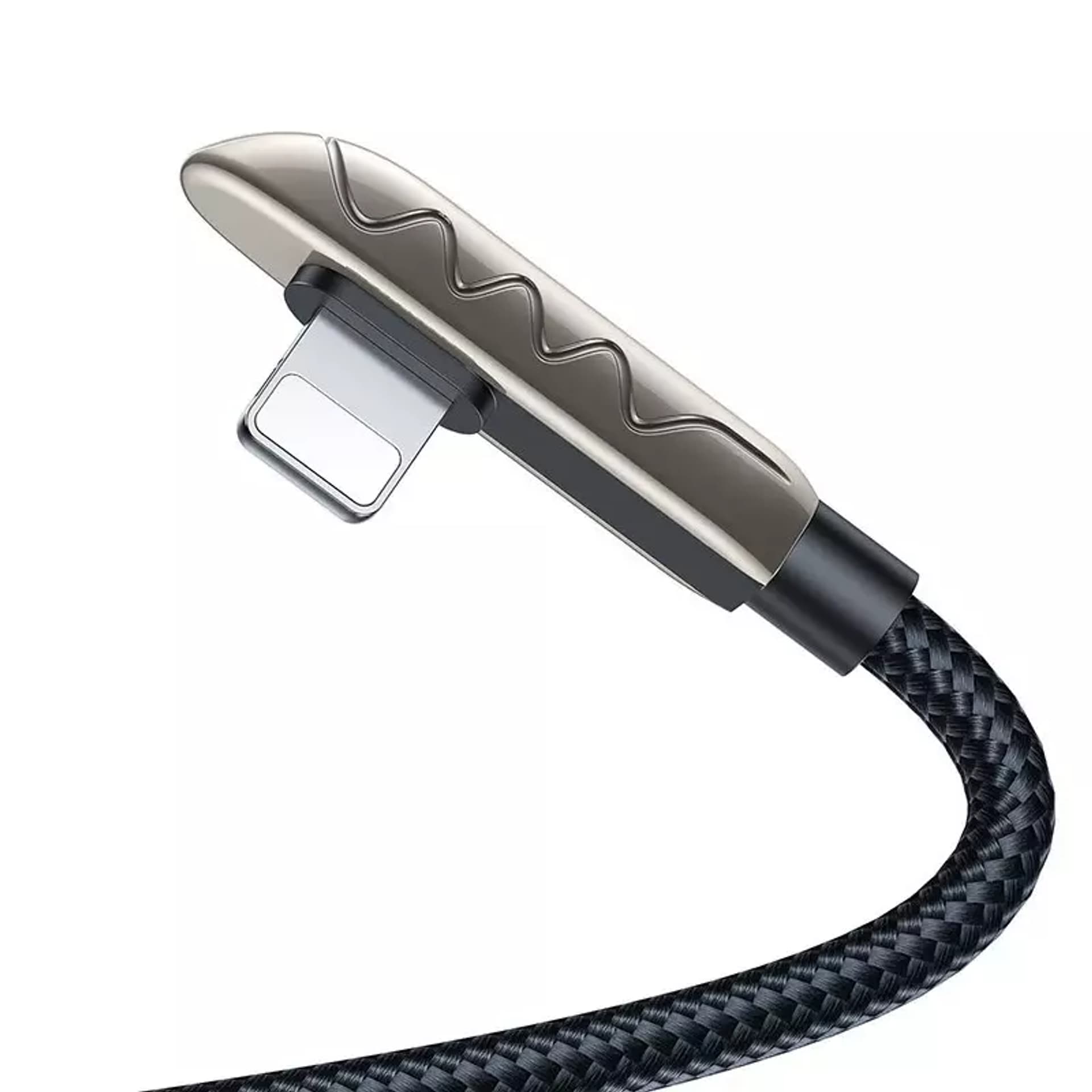 

Joyroom gamingowy kabel USB - Lightning do ładowania / transmisji danych 2,4A 1,2m srebrny (S-1230K3)