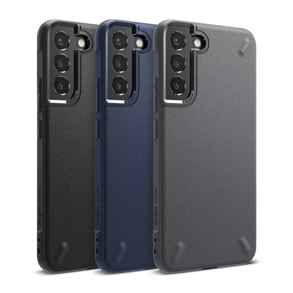 

Ringke Onyx wytrzymałe etui pokrowiec Samsung Galaxy S22 granatowy