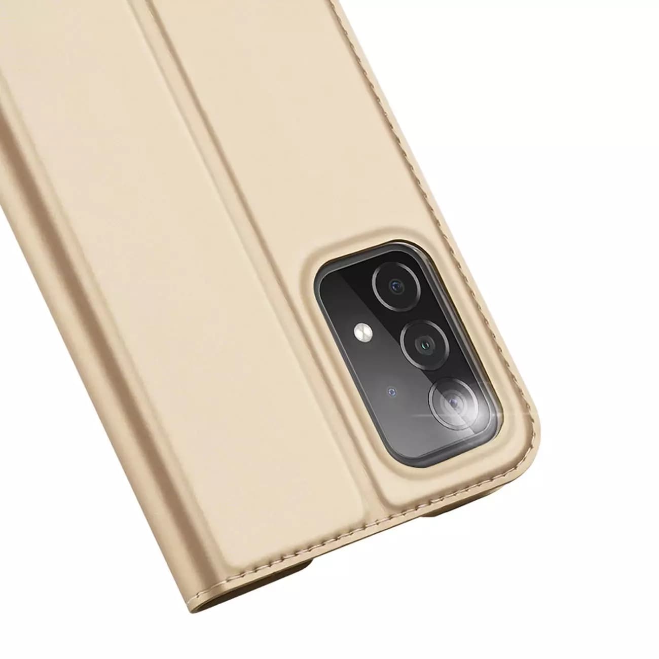 

Dux Ducis Skin Pro kabura etui pokrowiec z klapką Samsung Galaxy A73 złoty