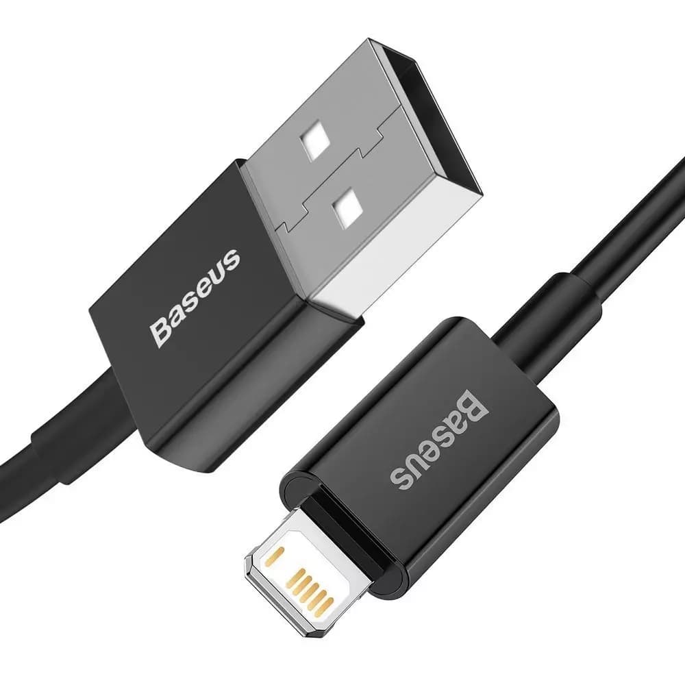 

Baseus Superior kabel USB - Lightning 2,4 A 1 m czarny (CALYS-A01)