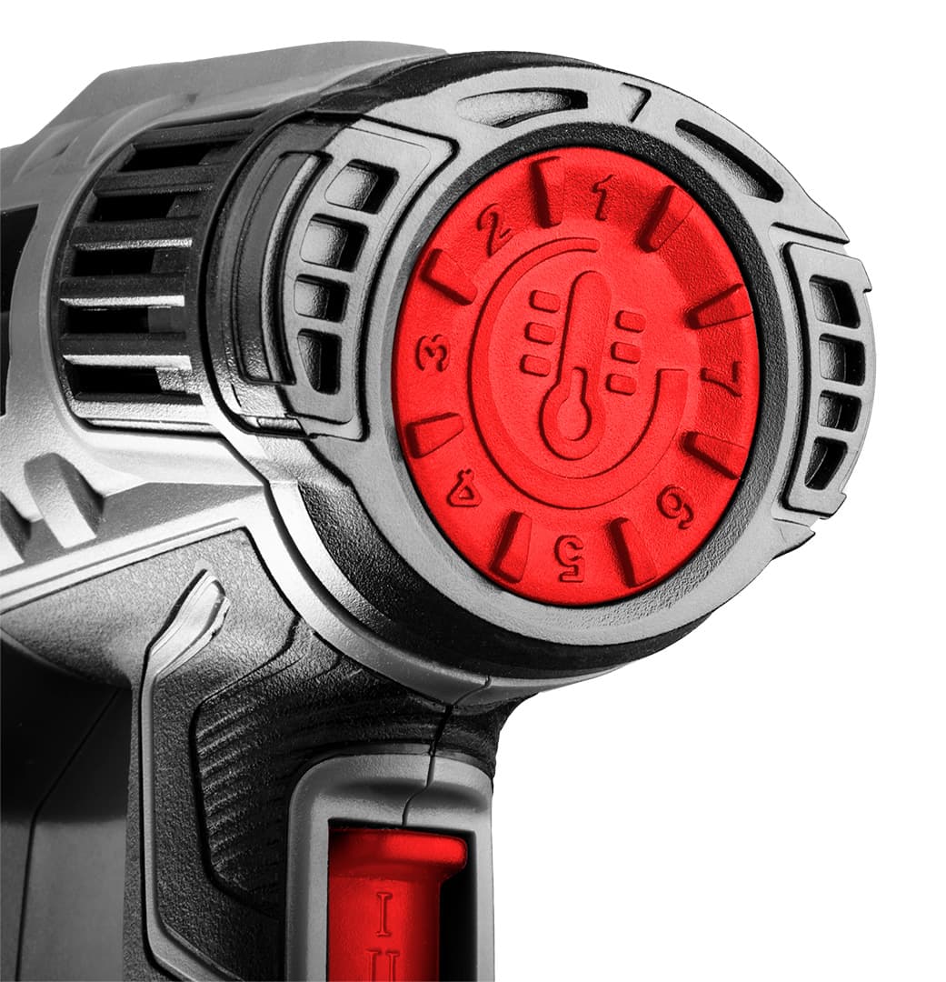 

Opalarka 2000W, zakres temperatur:I: 50C, II: 50-550C, III: 50-550C,walizka