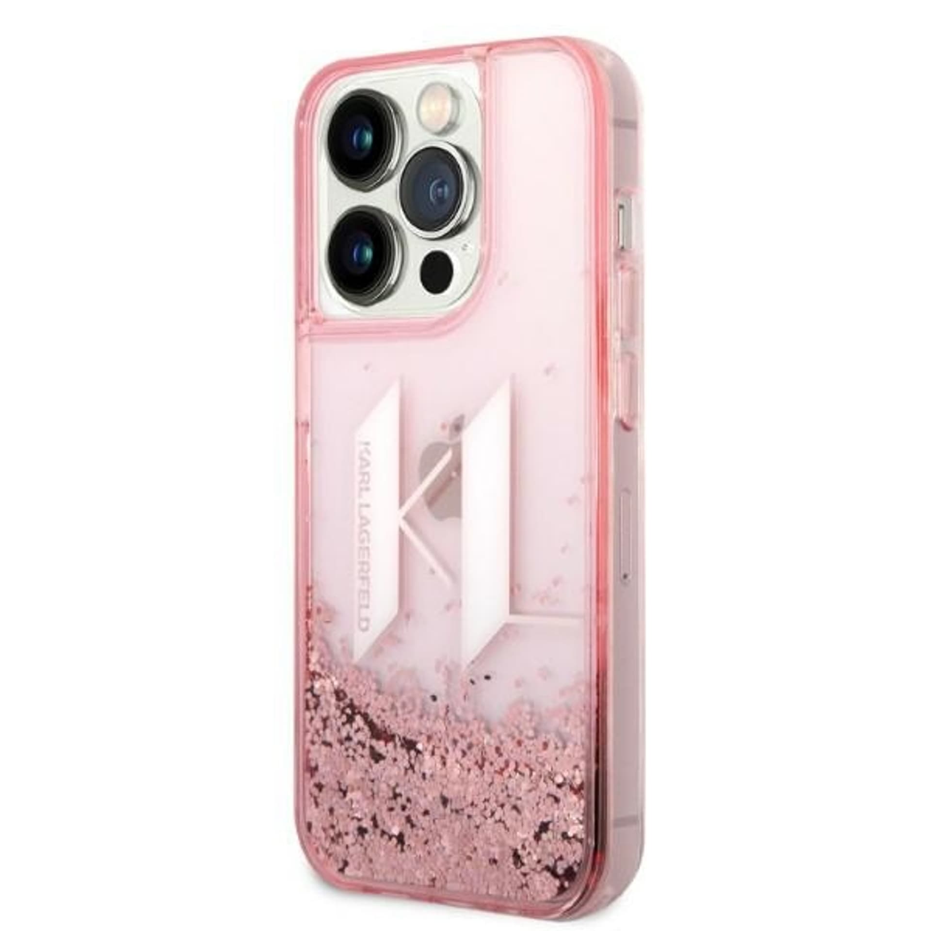 

Karl Lagerfeld KLHCP14XLBKLCP iPhone 14 Pro Max 6,7" różowy/pink hardcase Liquid Glitter Big KL