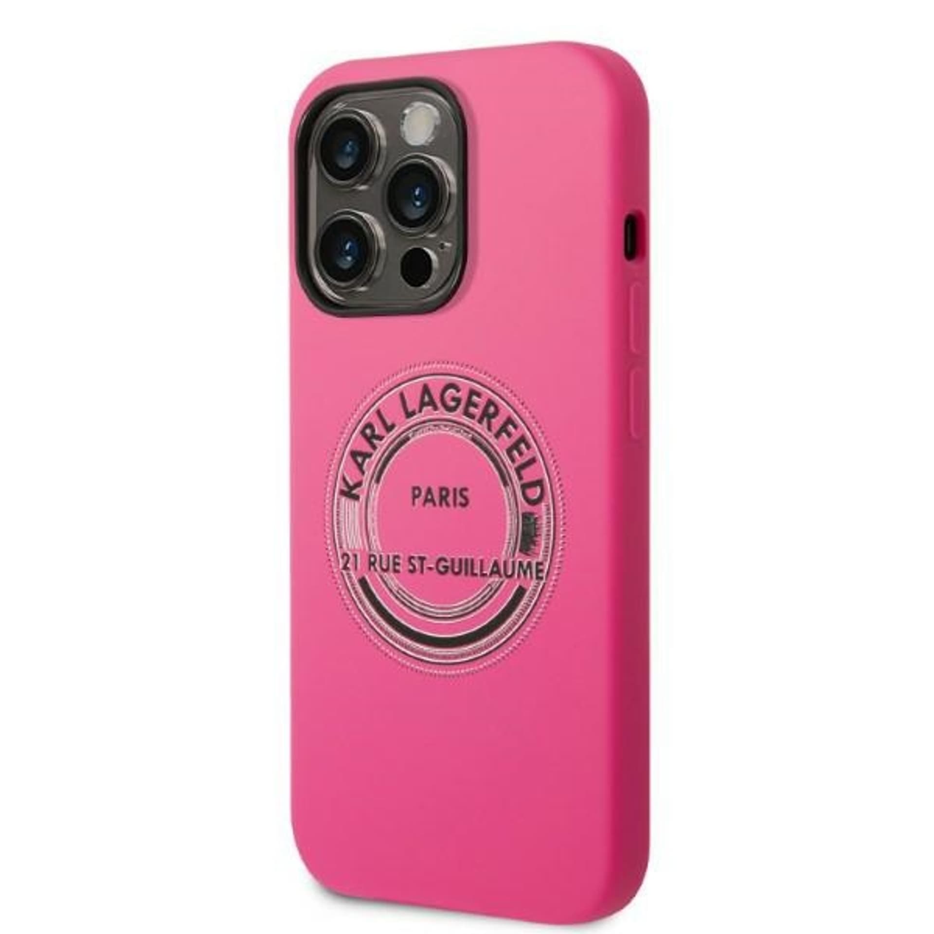 

Karl Lagerfeld KLHCP14LSRSGRCF iPhone 14 Pro 6,1" hardcase różowy/pink Silicone RSG