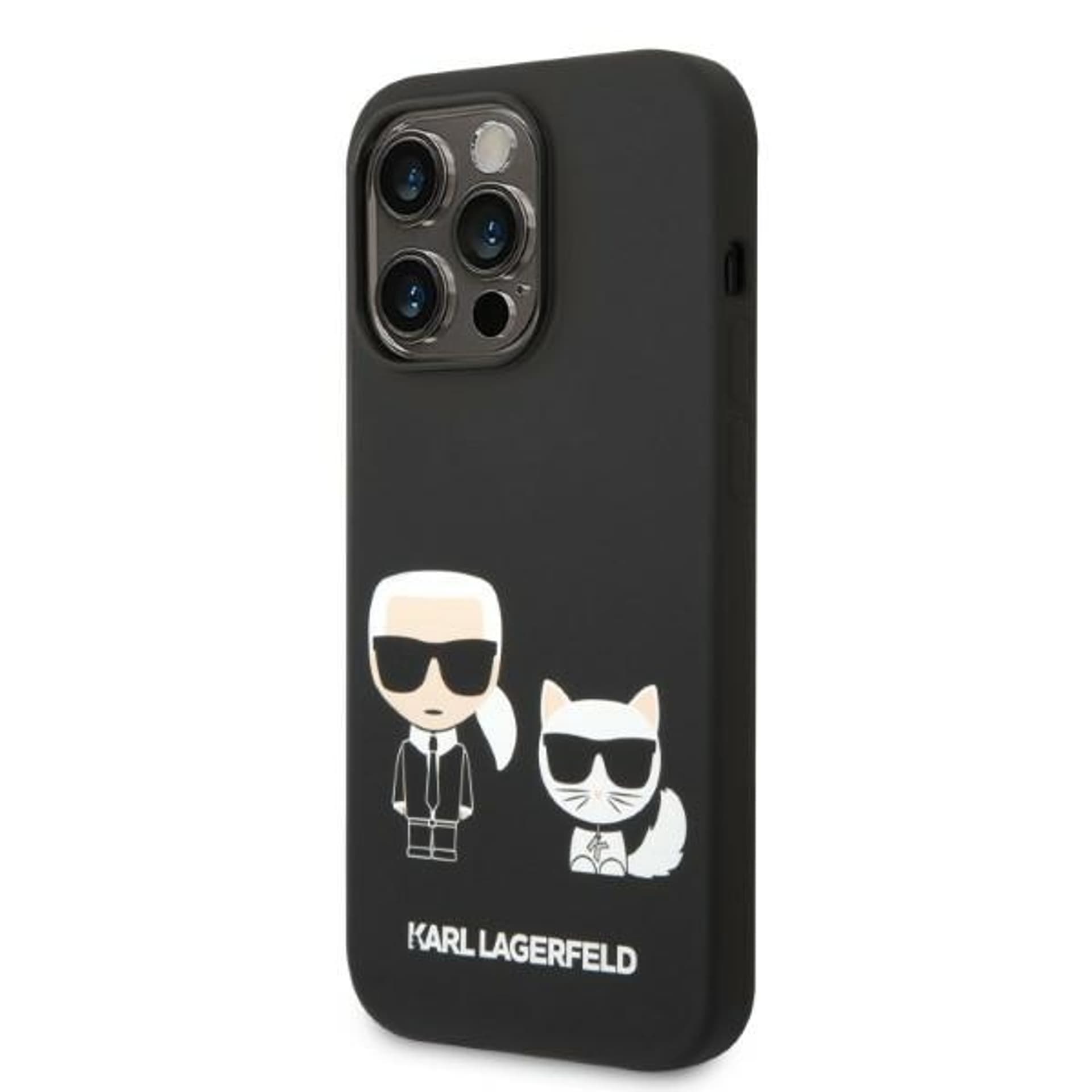 

Karl Lagerfeld KLHMP14LSSKCK iPhone 14 Pro 6,1" hardcase czarny/black Liquid Silicone Karl & Choupette Magsafe