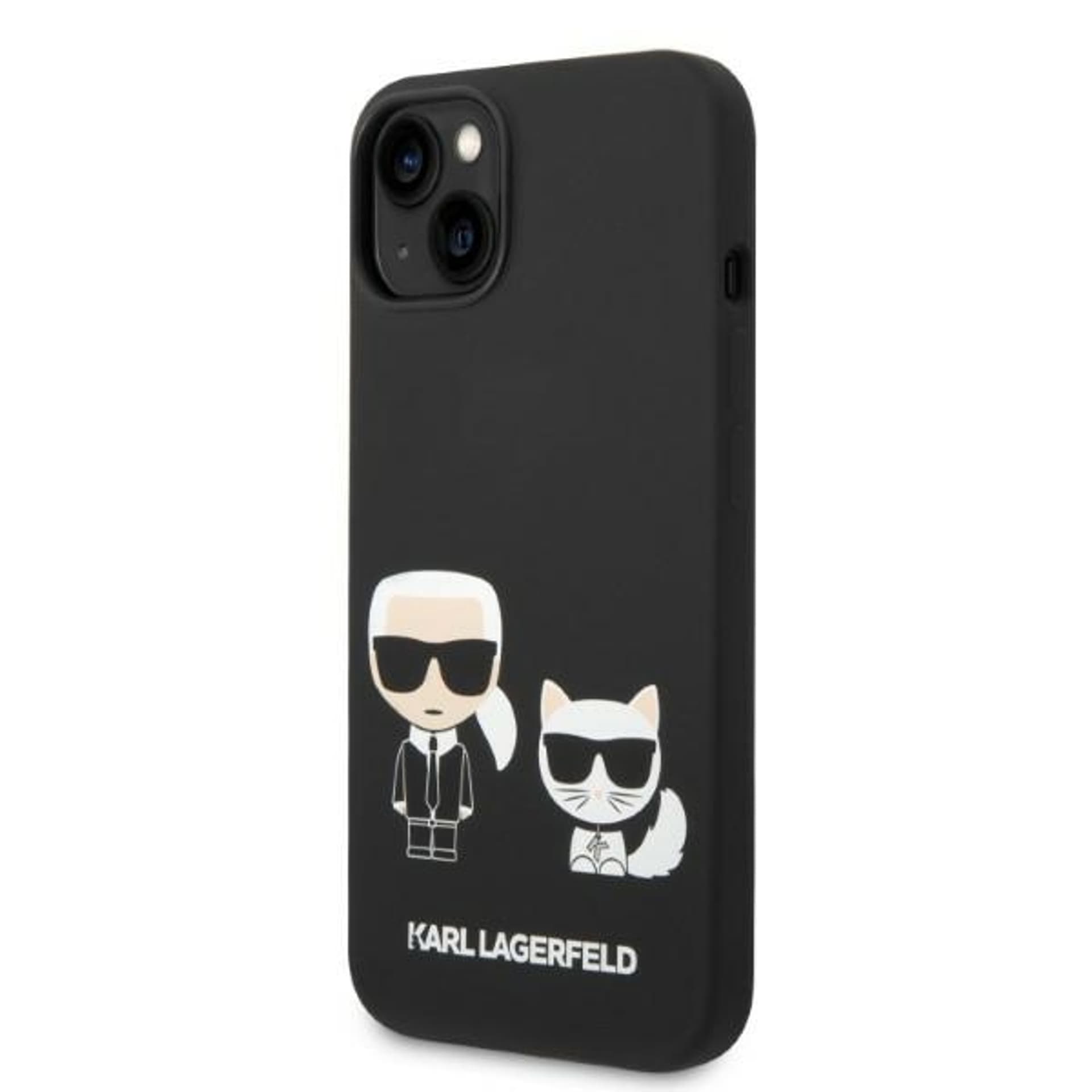 

Karl Lagerfeld KLHMP14SSSKCK iPhone 14 6,1" hardcase czarny/black Liquid Silicone Karl & Choupette Magsafe