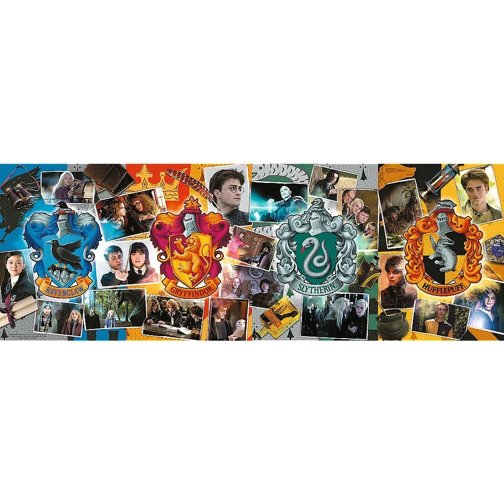 

Puzzle 1000 elementów Cztery domy Hogwartu Harry Potter