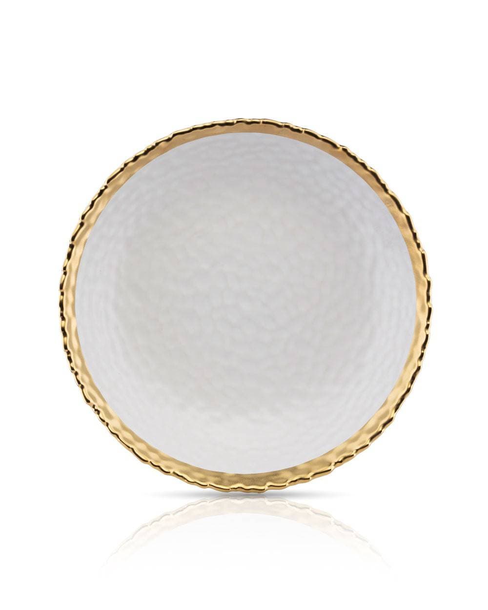 

Komplet 8 talerzy Kati White Gold małe