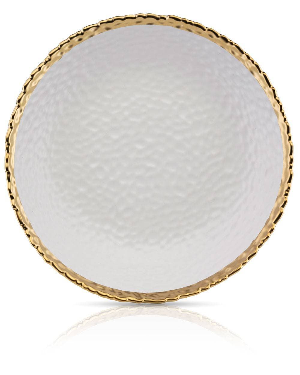 

Komplet 8 talerzy Kati White Gold duże
