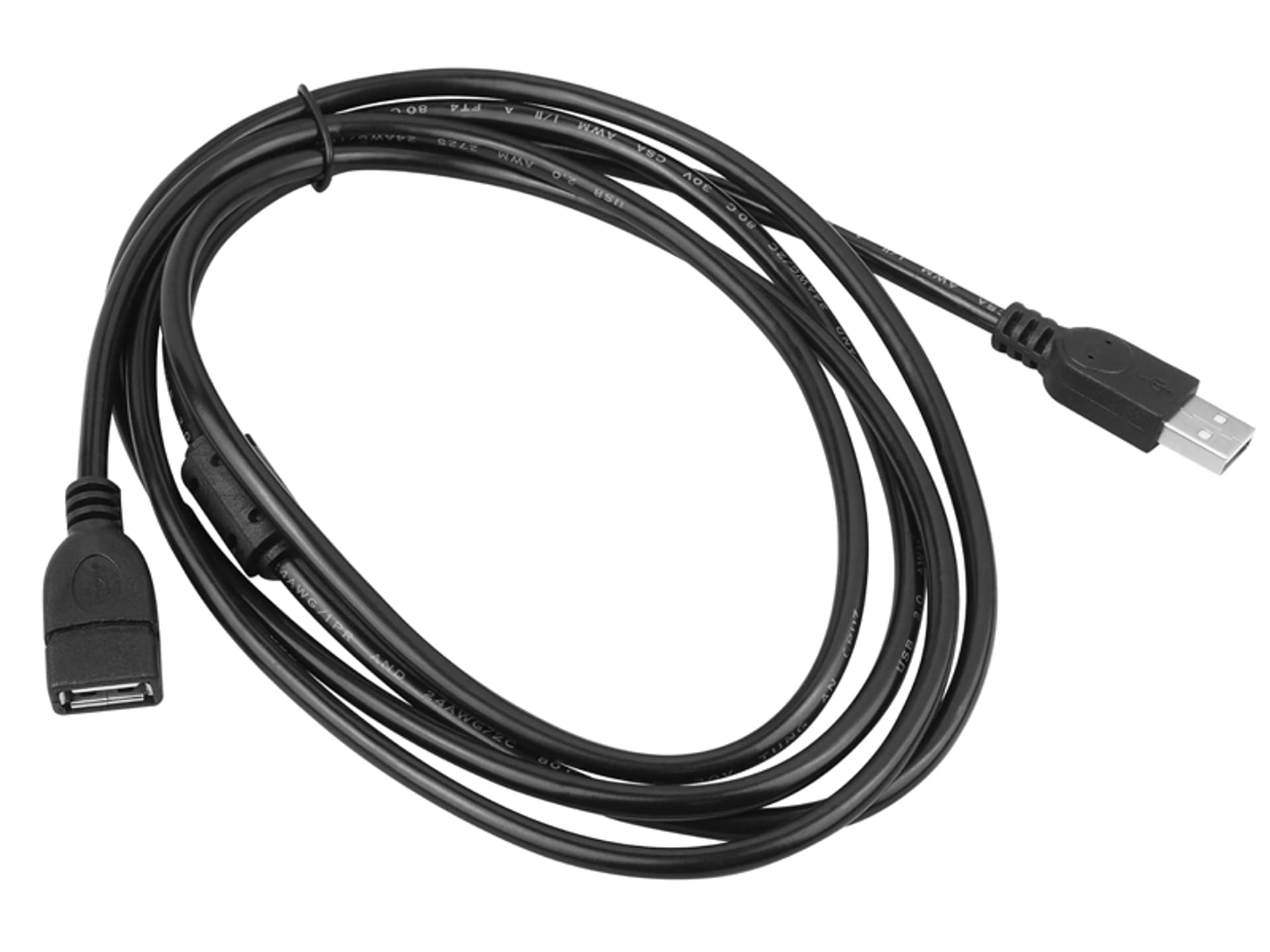 

1 szt. Przedłużacz USB typ A wtyk - gniazdo, 2 m z filtrem.