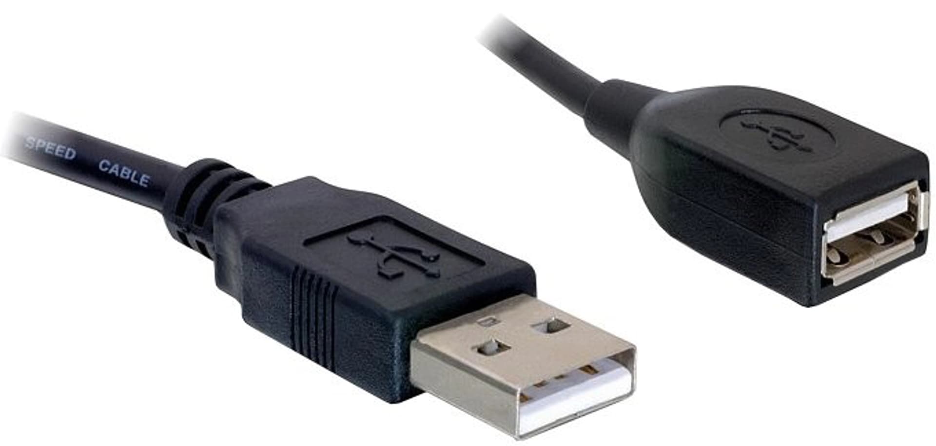 

Kabel DELOCK 82457 (USB 2.0 typu A M - USB 2.0 typu A F; 0,15m; kolor czarny)