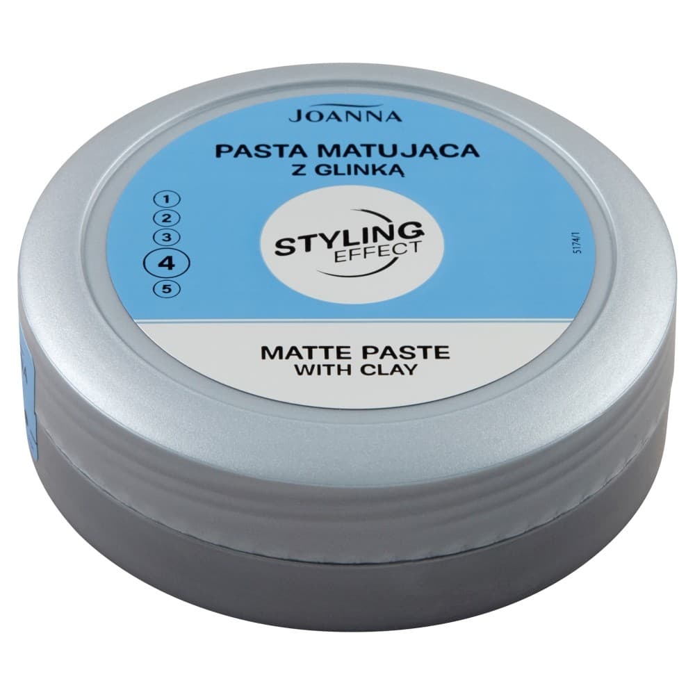 

Joanna Styling Effect Pasta do włosów matująca z glinką - 100g