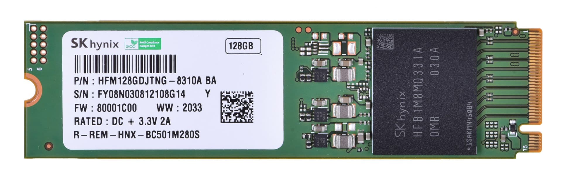 

Dysk SSD Hynix 128GB M.2 HFM128GDJTNG-8310A
