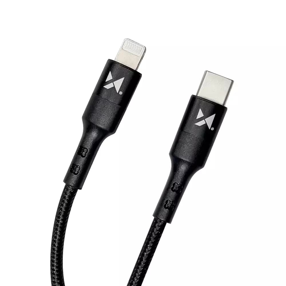 

Wozinsky kabel przewód USB Typ C - Lightning Power Delivery 18W 1m czarny (WUC-PD-CL1B)