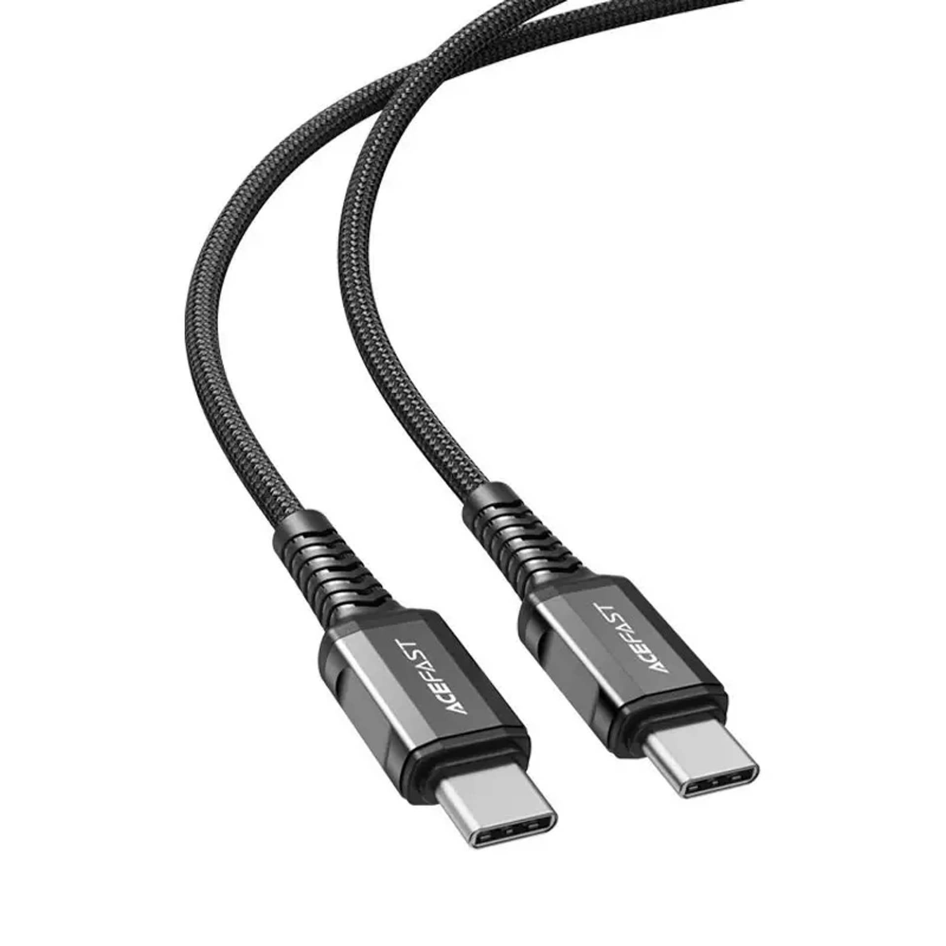 

Acefast kabel USB Typ C - USB Typ C 1,2m, 60W (20V/3A) czarny (C1-03 black)