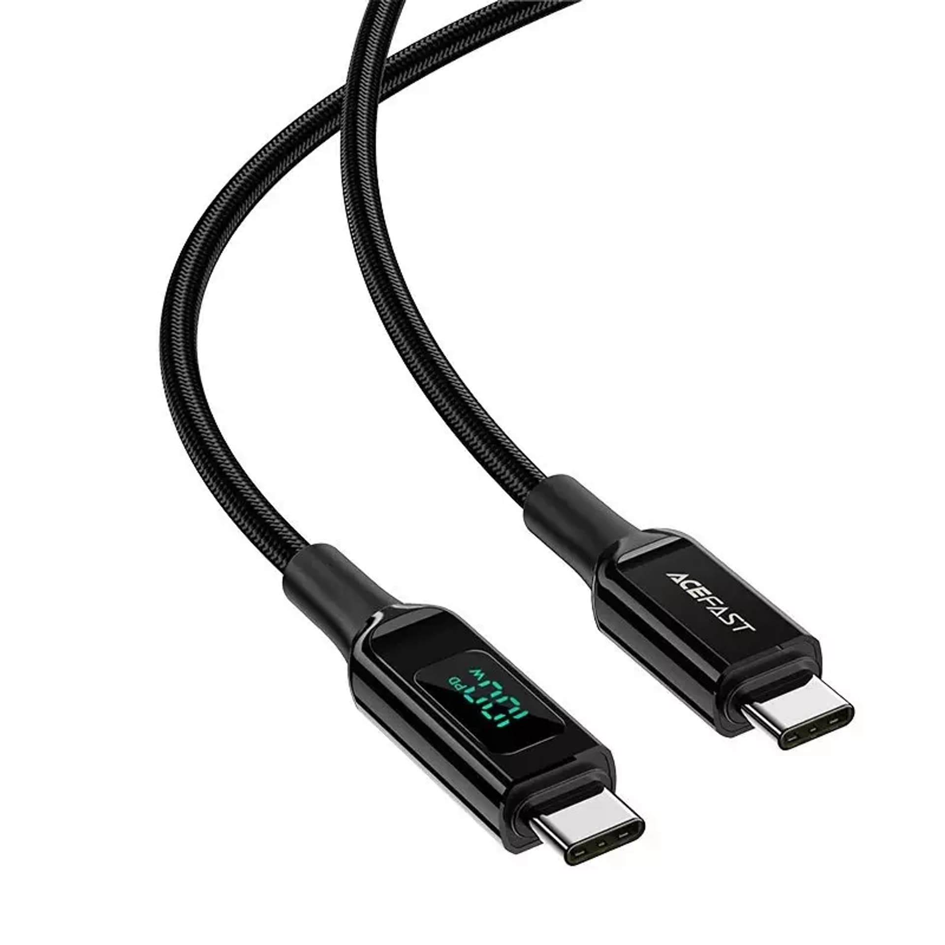 

Acefast kabel USB Typ C - USB Typ C 2m, 100W (20V/5A) czarny (C6-03 Black)