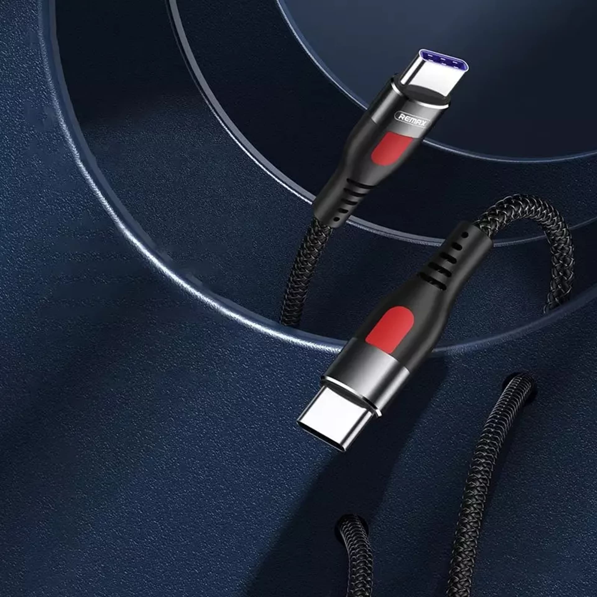 

Remax LESU Series kabel do szybkiego ładowania USB Typ C - USB Typ C PD 65W 1m czarny (RC-195C-C)