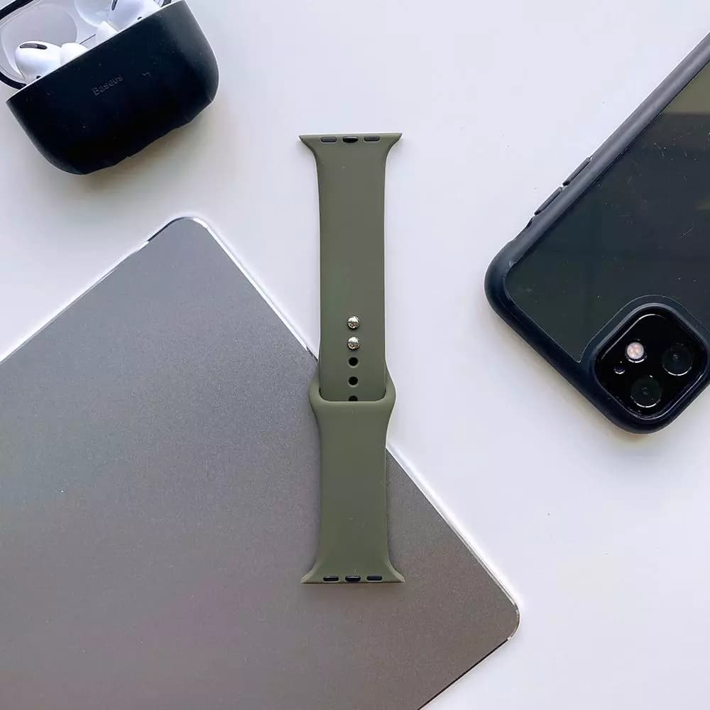 

Tech-protect iconband apple watch 4 / 5 / 6 / 7 / 8 / se (38 / 40 / 41 mm) army green, 38 / 40 / 41 mm) army gree