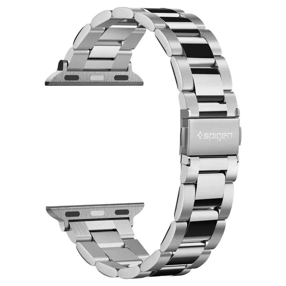 

Spigen modern fit band apple watch 4 / 5 / 6 / 7 / 8 / se (38 / 40 / 41 mm) silver, 38 / 40 / 41 mm) silve