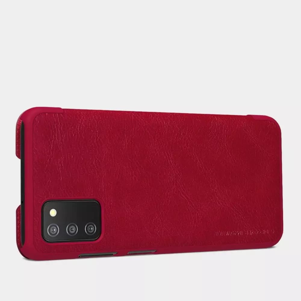 

Nillkin Qin skórzana kabura etui Samsung Galaxy A03s czerwony