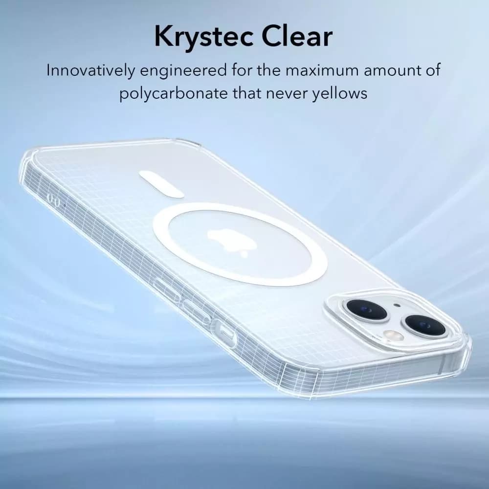 

Esr krystec halolock magsafe iphone 14 plus clear