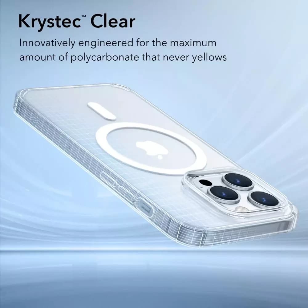 

Esr krystec halolock magsafe iphone 14 pro max clear