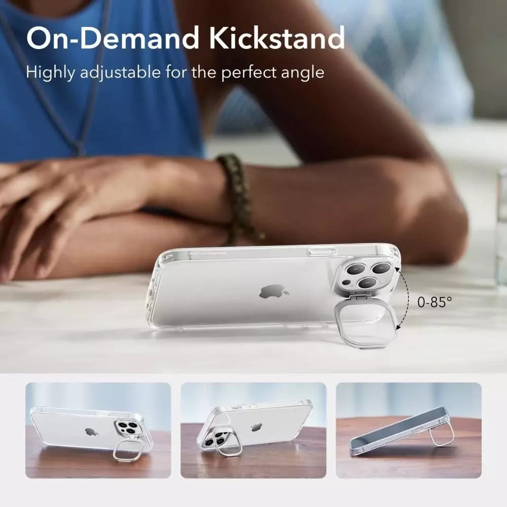 

Esr classic kickstand iphone 14 pro max clear