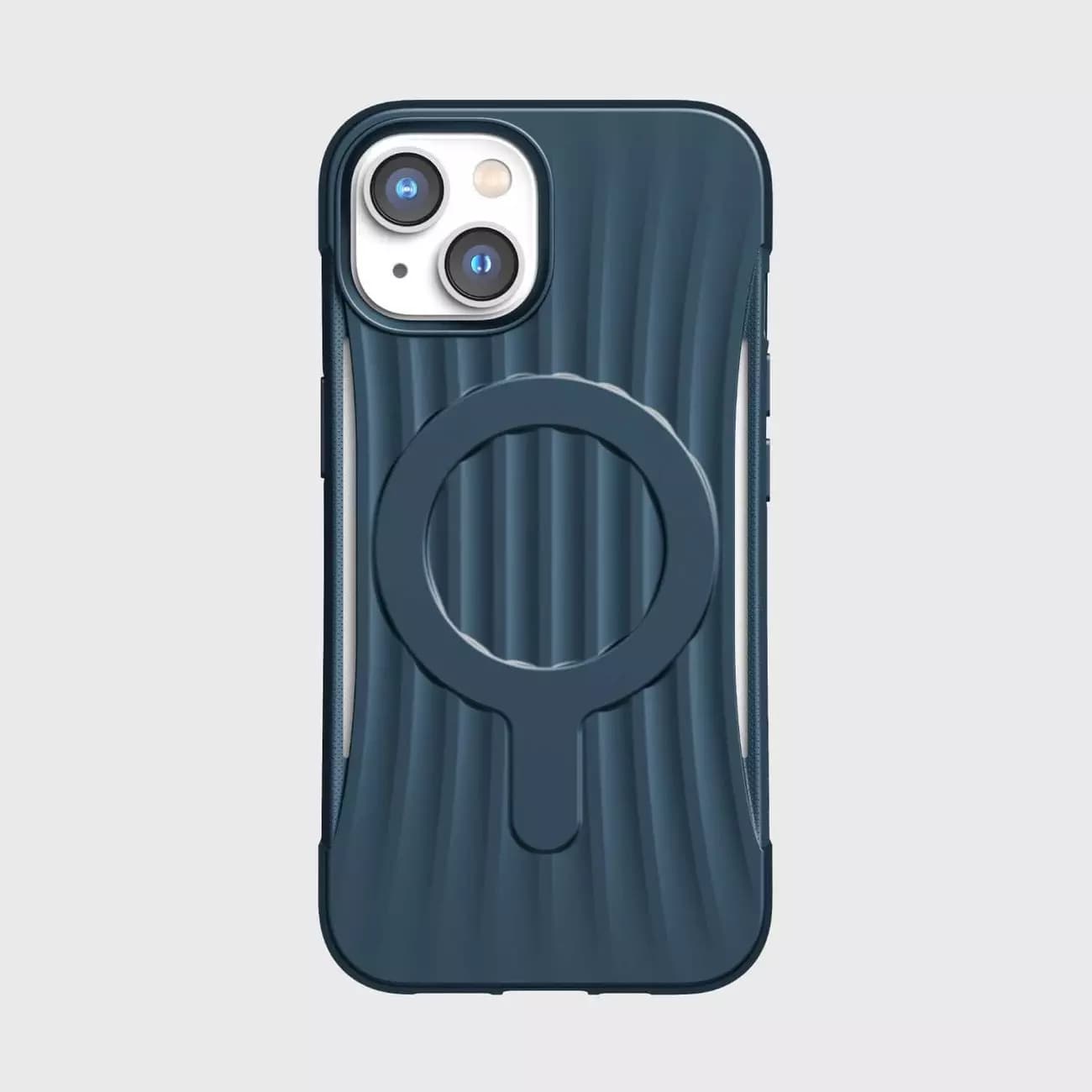 

Raptic Clutch Built Case etui iPhone 14 z MagSafe pokrowiec plecki niebieski