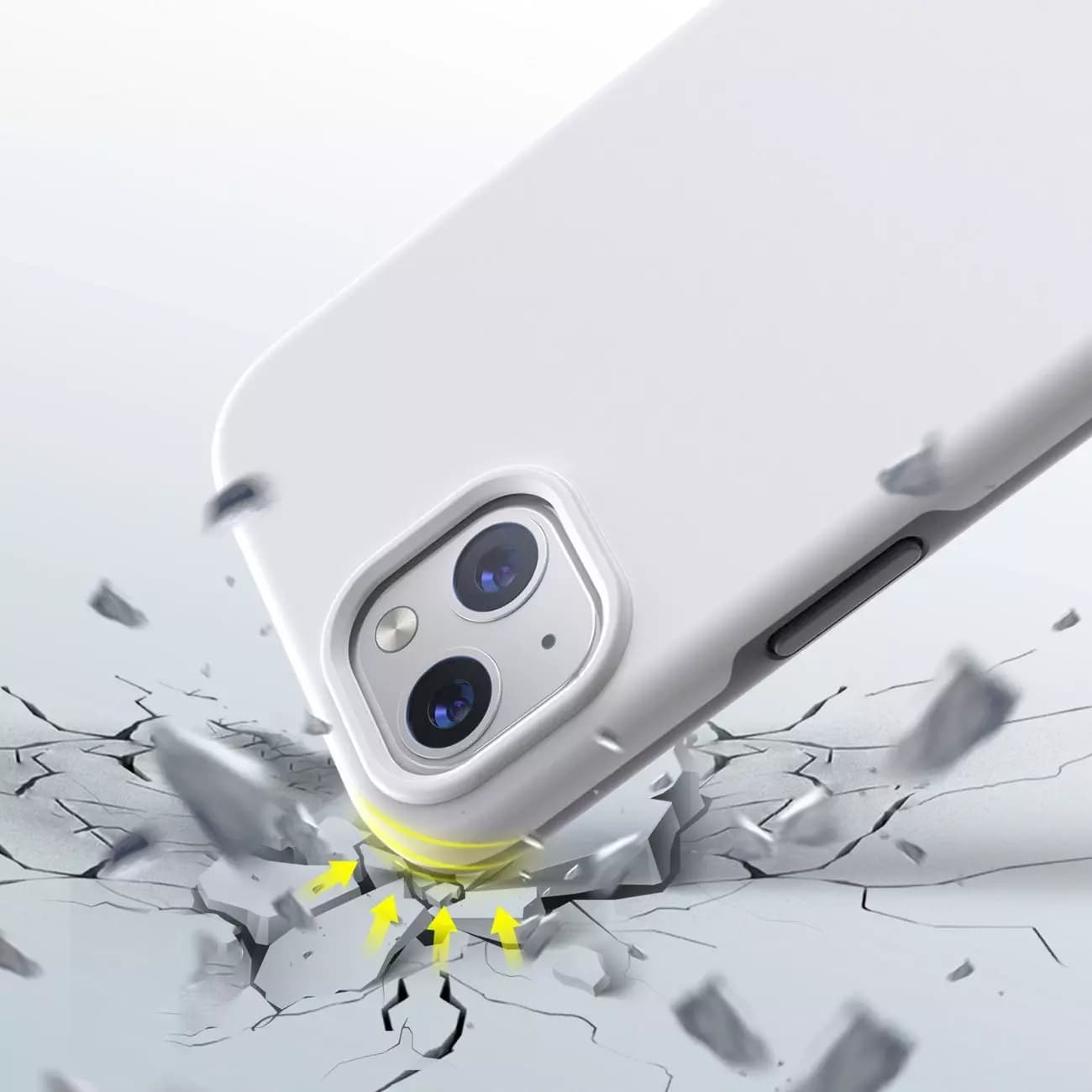 

Choetech MFM Anti-drop case etui Made For MagSafe do iPhone 13 mini biały (PC0111-MFM-WH)