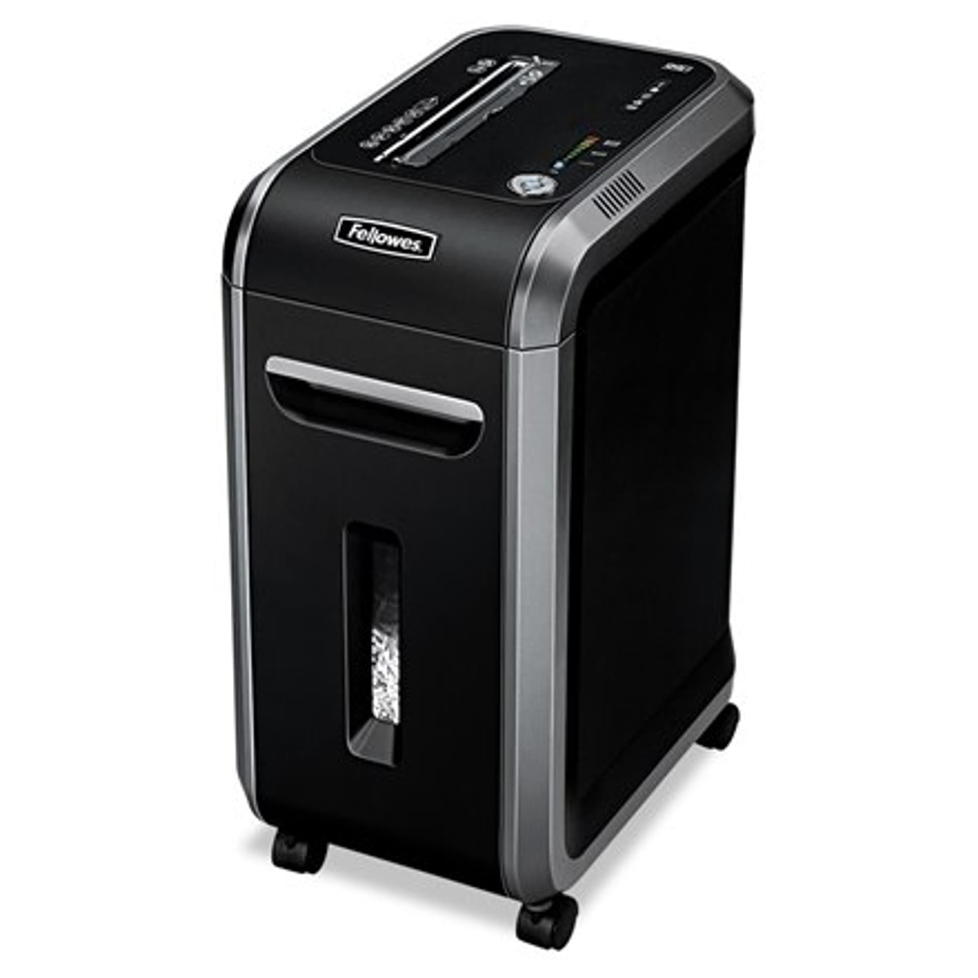 

Fellowes Powershred 99Ci Black, 34 L, Shredding CDs, Credit cards shredding, Cross-Cut Shredder, Paper handling standard/output
