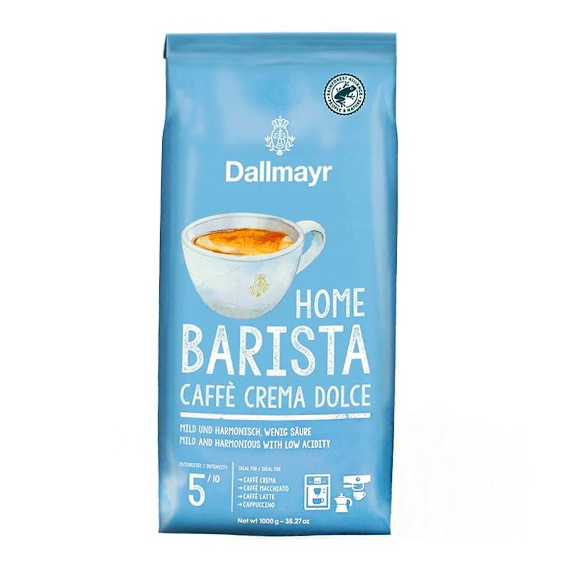 

Dallmayr Home Barista Caffè Crema Dolce Kawa Ziarnista 1 kg