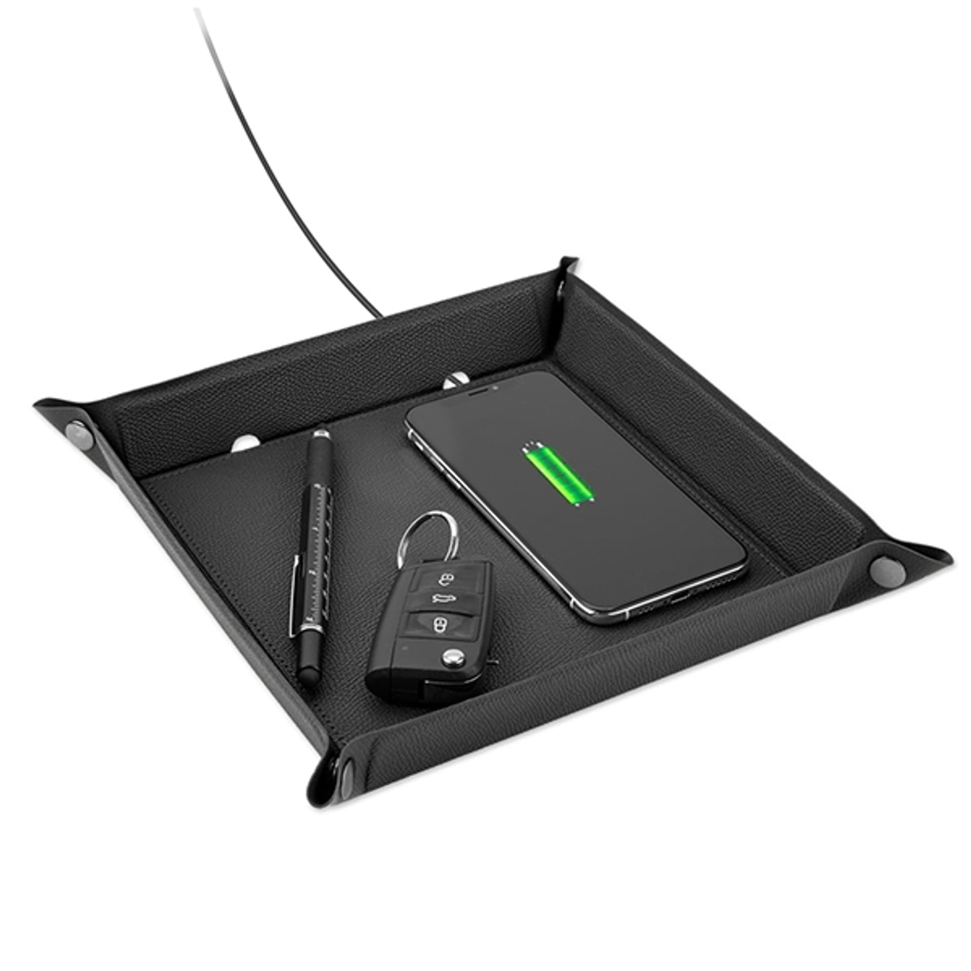 

4smarts Organizer z ładowarką indukcyjną 15W czarny/black 462340