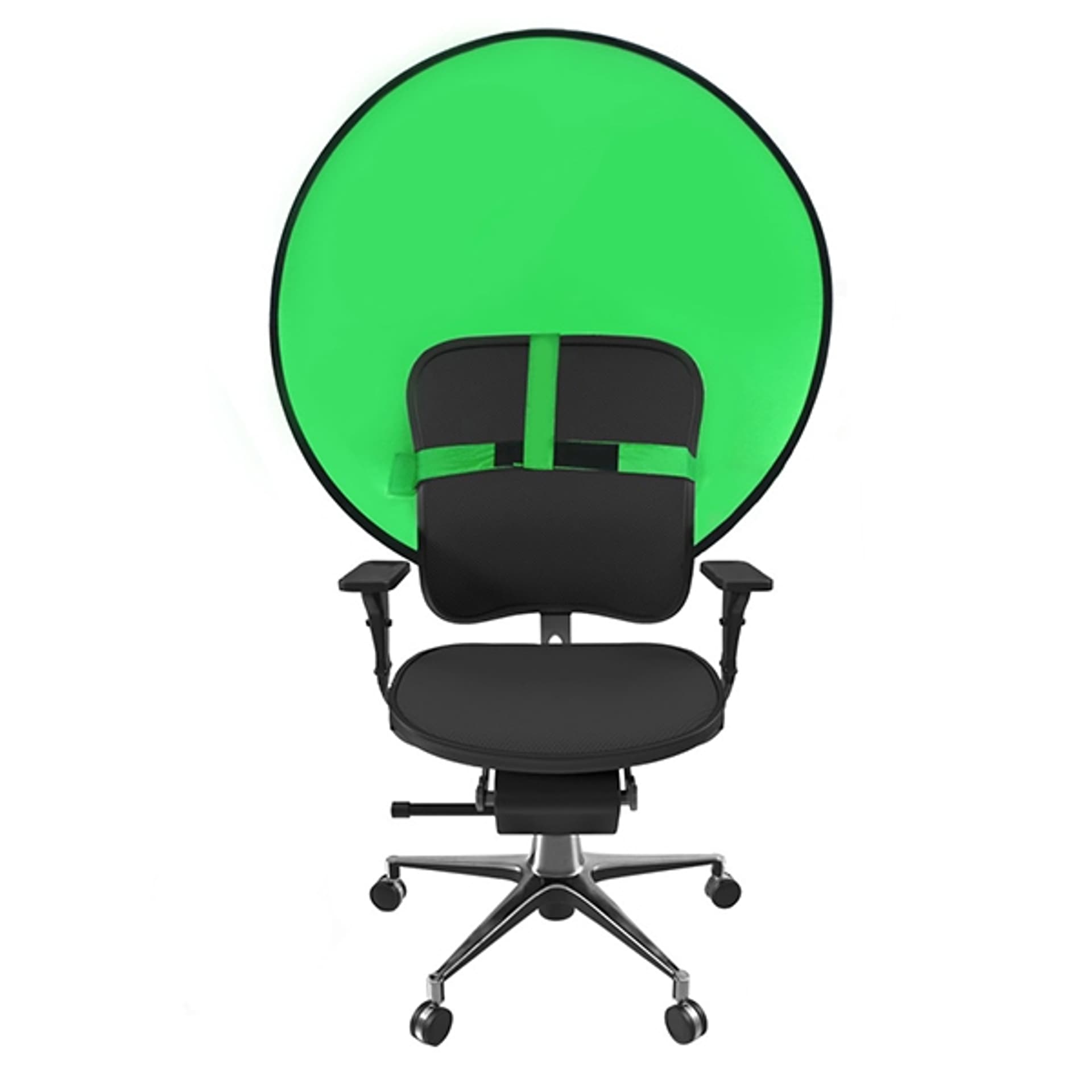 

4smarts Płótno Green-Screen Chroma-Key mocowane na uchwycie fotela; średnica 110cm 460516