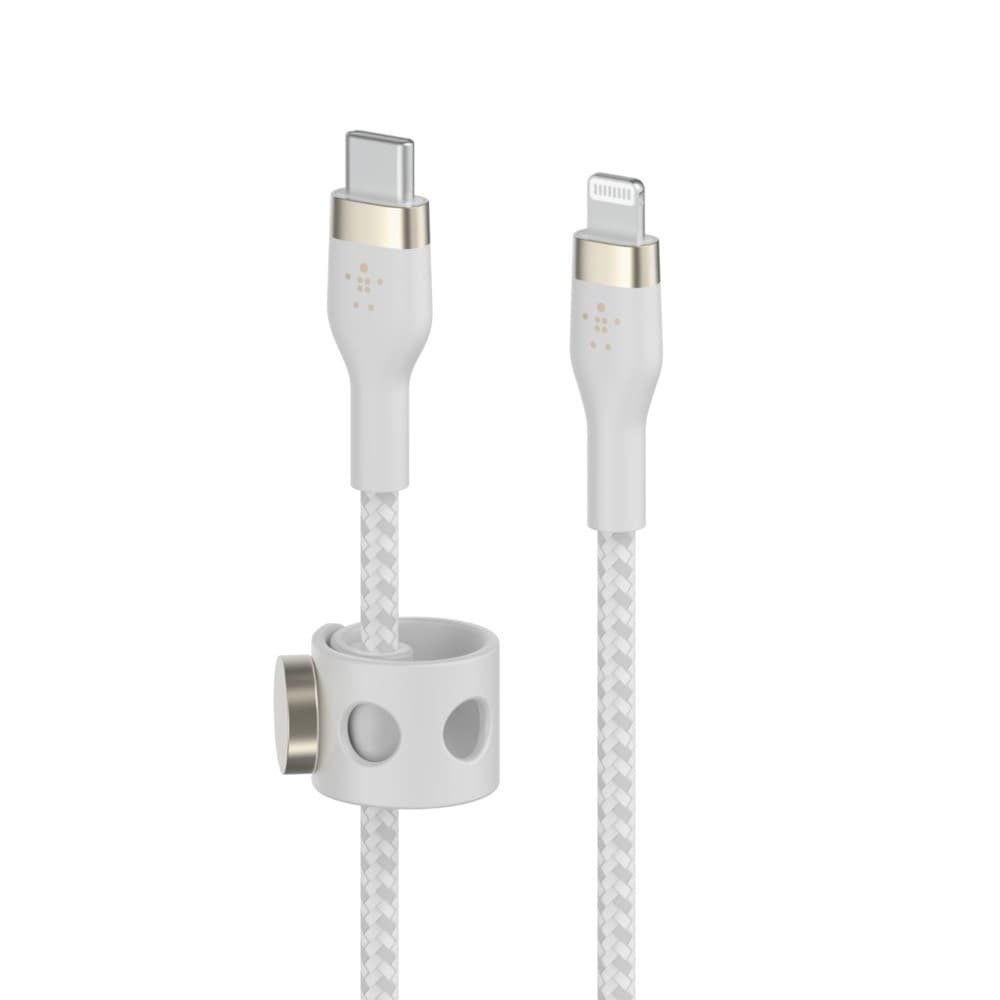 

Kabel BoostCharge USB-C/Lightning Silikonowy w oplocie 2m biały