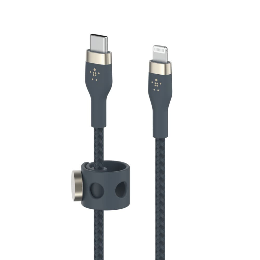 

Kabel BoostCharge USB-C/Lightning Silikonowy w oplocie 3m niebieski