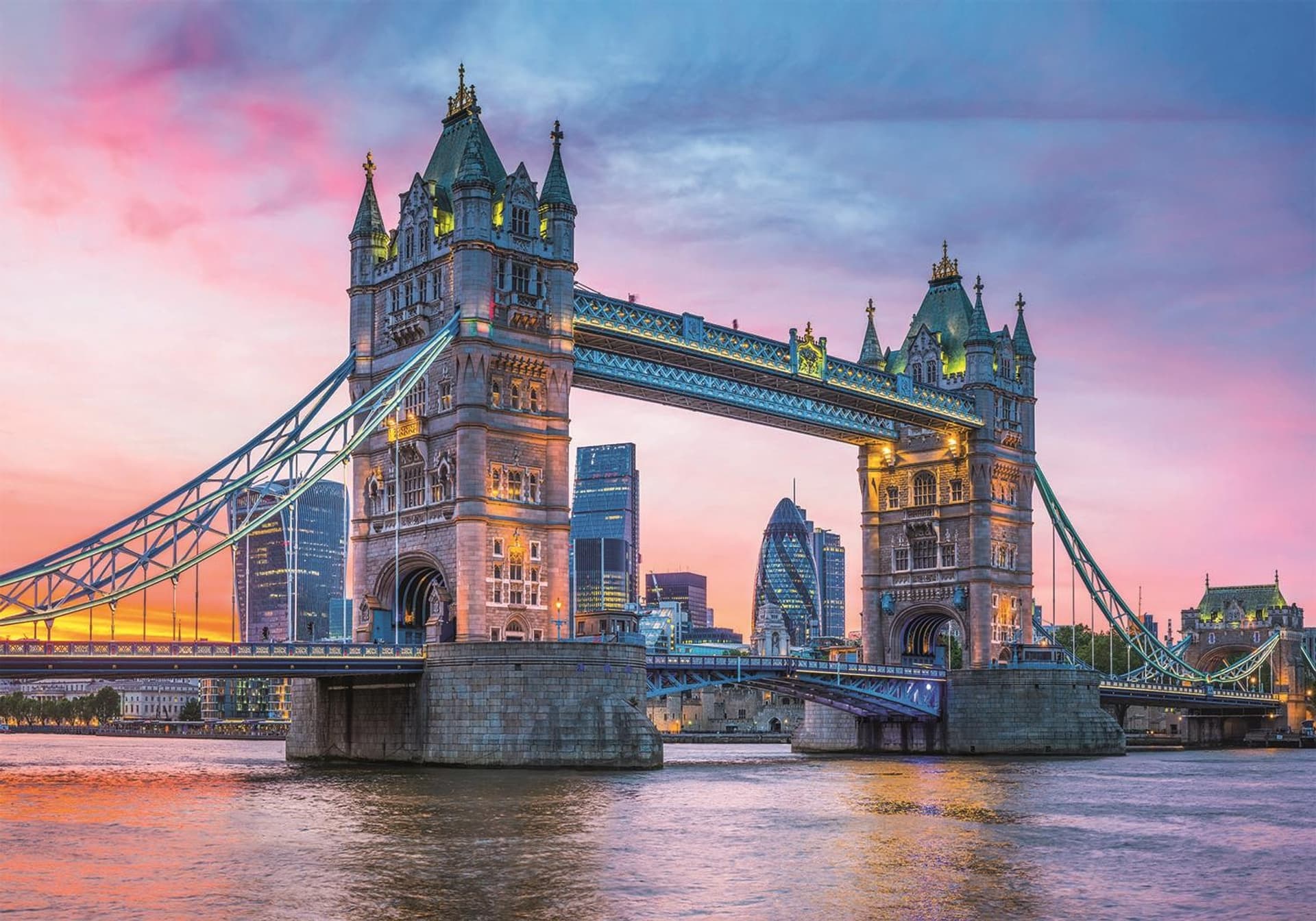

Puzzle 1500 elementów HQ Tower Bridge Sunset