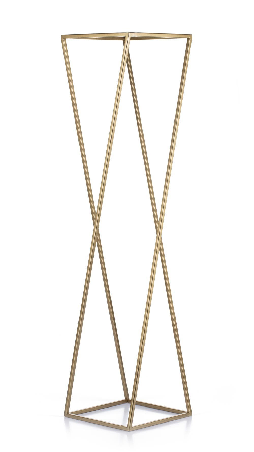 

Kwietnik stojący na kwiaty 100 cm złoty GLAM