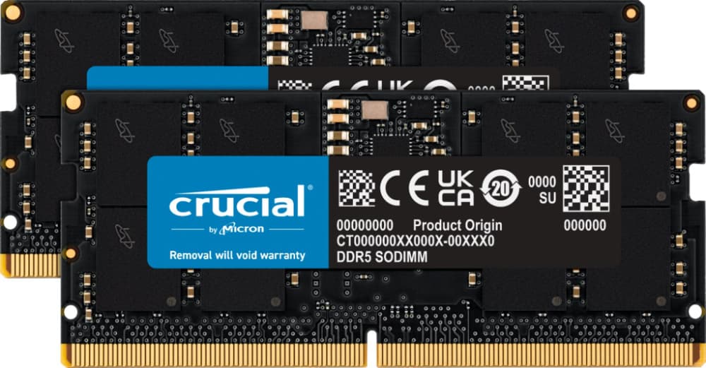 

Pamięć CRUCIAL (SODIMM\DDR5\32 GB\4800MHz\1.1V\40 CL\DUAL)