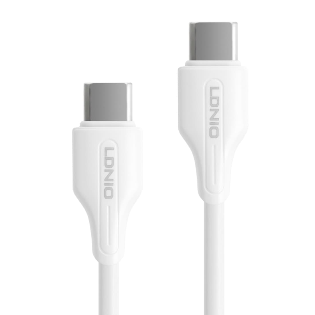 

Kabel USB-C - USB-C LDNIO 1m 65W biały LC121C