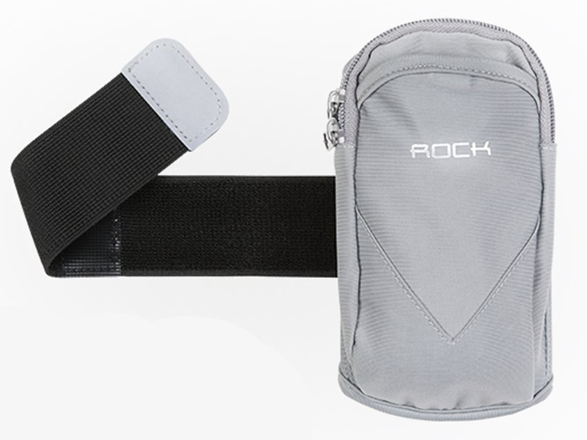 

Rock saszetka opaska sportowa do biegania na ramię armband Szara