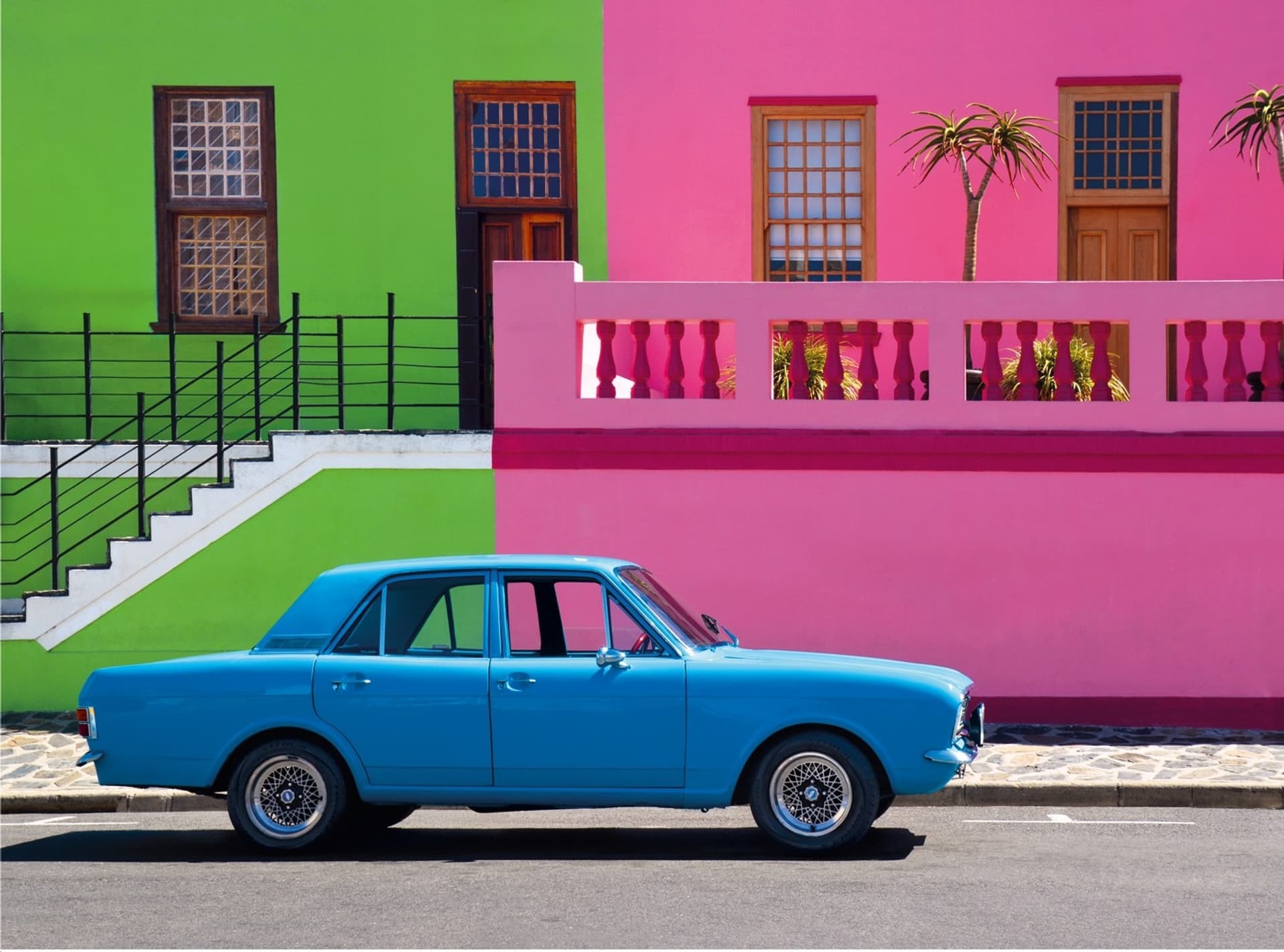 

Puzzle 500 elementów HQ The Blue Car