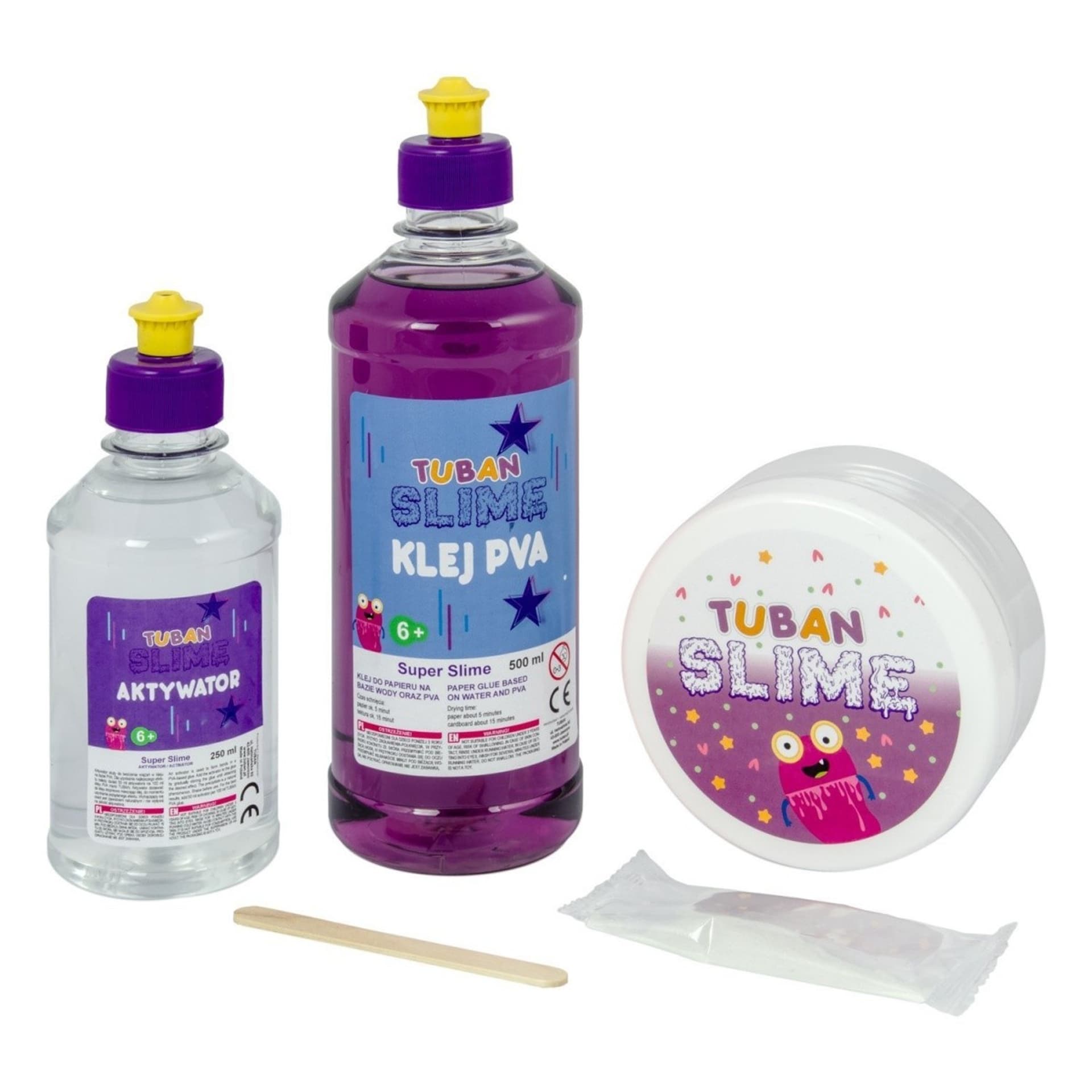 

Masa plastyczna Zestaw super slime - Glow in the dark XL