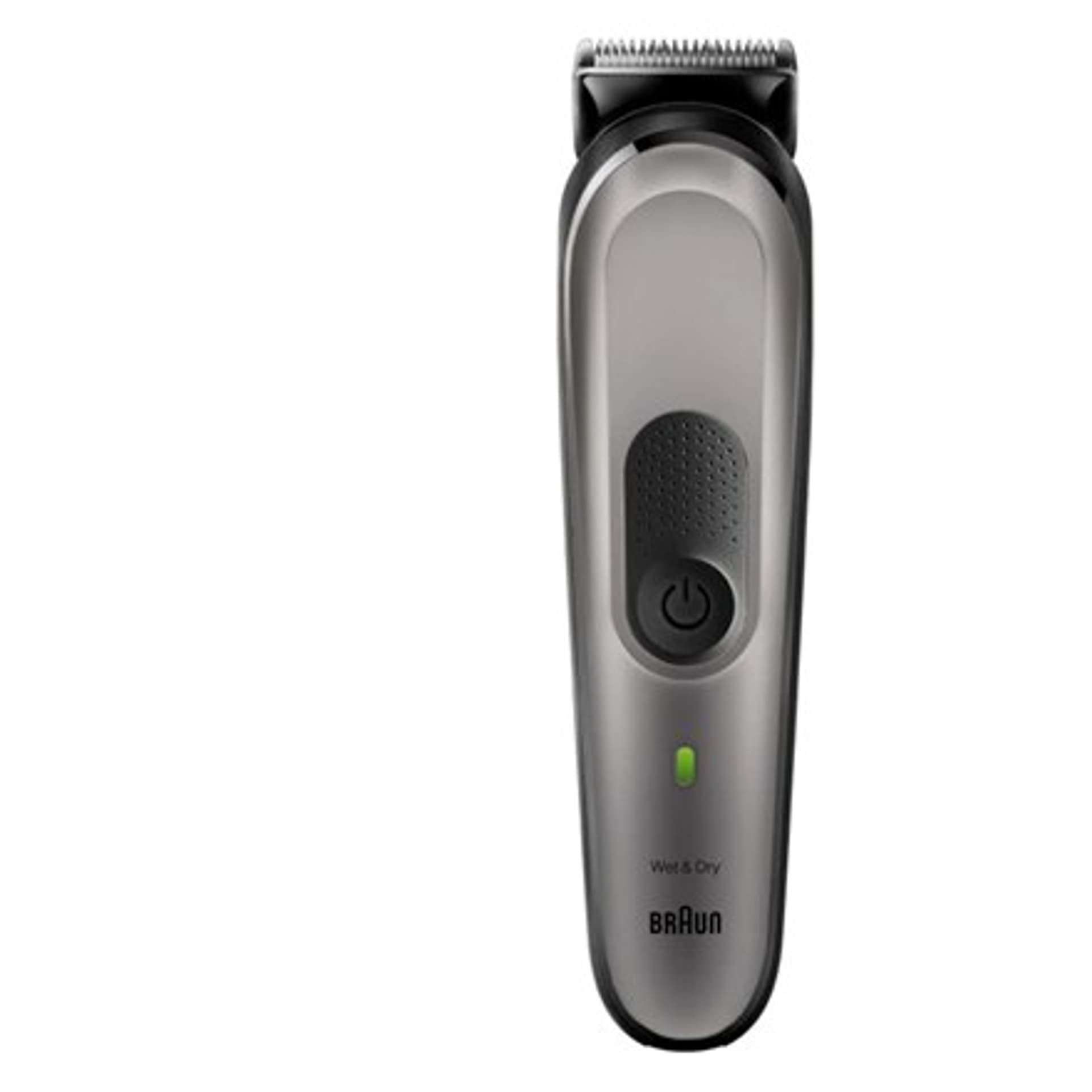 

Trymer Braun All-in-one MGK7320 akumulatorowy, ilość stopni długości 13, Czarny/Srebrny
