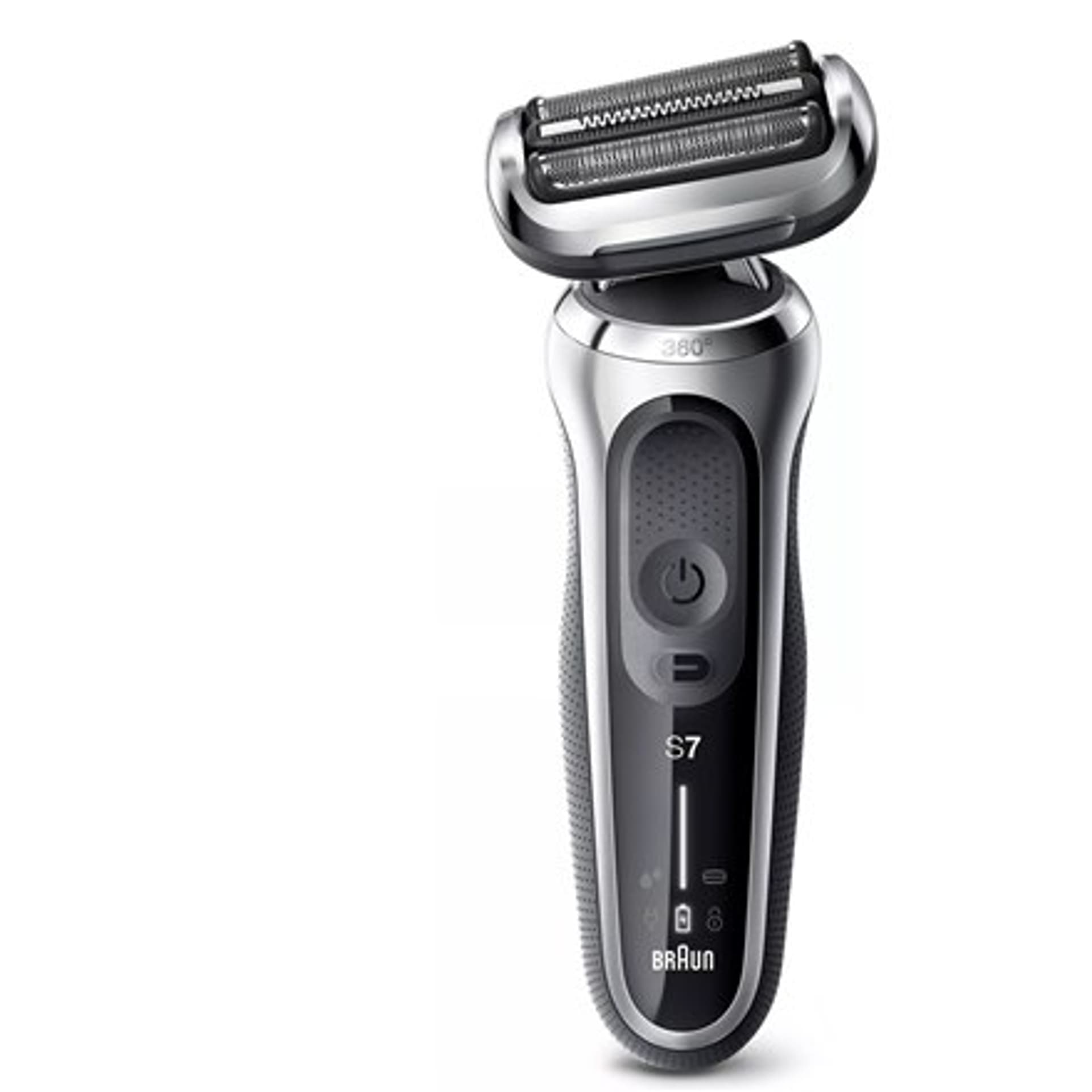 

Braun Shaver 71-S1000s Czas pracy (maks.) 50 min, Wet & Dry, Silver/Black, Maks.) 50 min/wet & dry/silver/blac