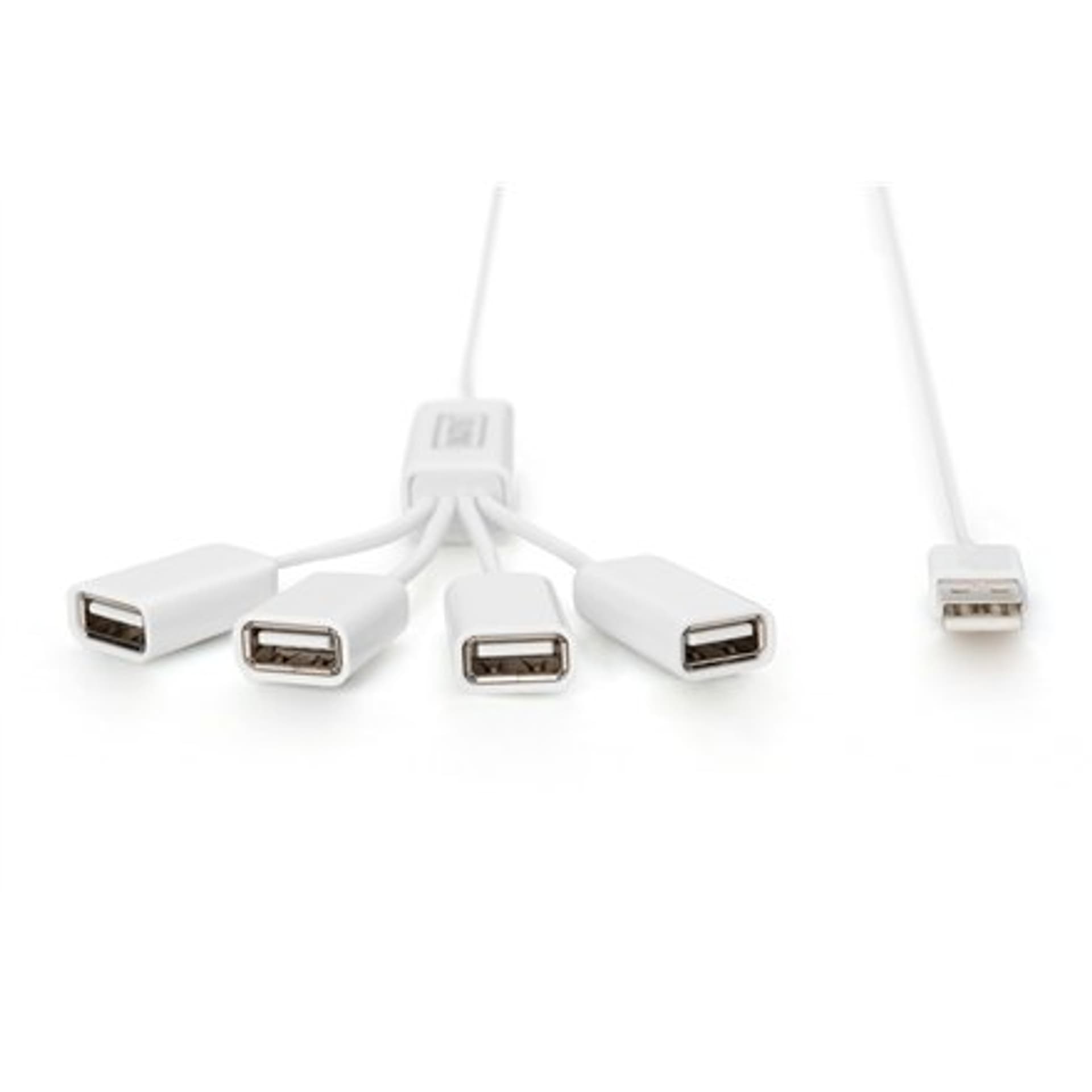 

Hub USB DIGITUS DA-70216 (4x USB 2.0; kolor biały)
