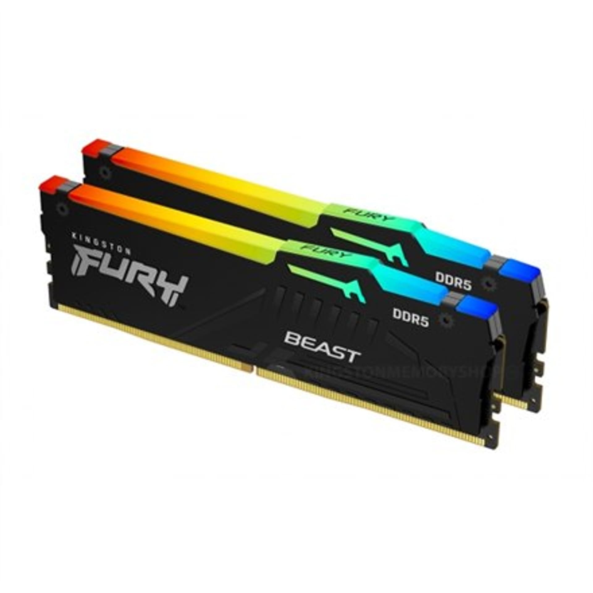 

Kingston Fury Beast RGB 32 Kit (16GBx2) GB, DDR5, 5200 MHz, PC/serwer, Registered No, ECC No, 2x16 GB, 16gbx2) gb/ddr5/5200 mhz/pc/serwer/registered no/ecc no/2x16 g