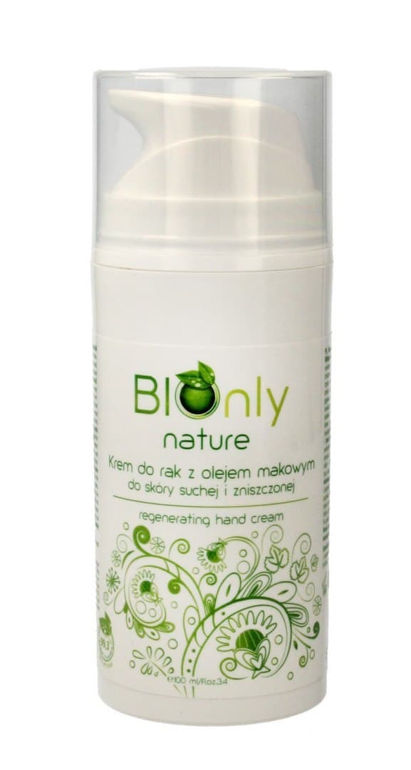 

BIOnly Nature Krem do rąk regenerujący z olejem makowym 100ml